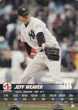 2004 MLB Showdown #236 Jeff Weaver Front