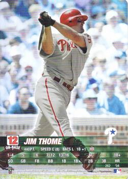 2004 MLB Showdown #262 Jim Thome Front