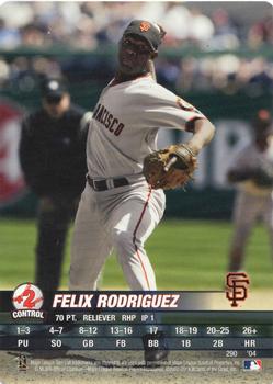 2004 MLB Showdown #290 Felix Rodriguez Front