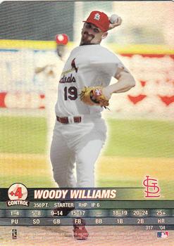 2004 MLB Showdown #317 Woody Williams Front