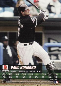 2004 MLB Showdown #078 Paul Konerko Front