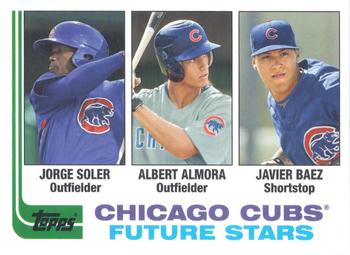 2013 Topps Archives Chicago Cubs #CUBS-81 Jorge Soler / Albert Almora / Javier Baez Front