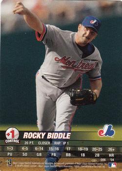 2004 MLB Showdown Pennant Run #006 Rocky Biddle Front