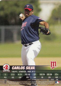 2004 MLB Showdown Pennant Run #012 Carlos Silva Front