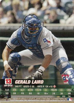 2004 MLB Showdown Pennant Run #032 Gerald Laird Front