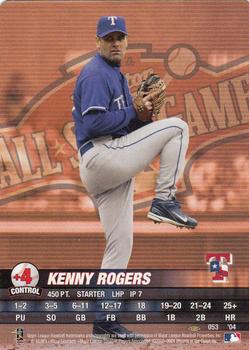 2004 MLB Showdown Pennant Run #053 Kenny Rogers Front