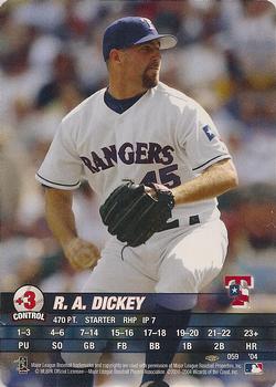 2004 MLB Showdown Pennant Run #059 R.A. Dickey Front