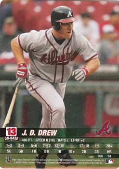 2004 MLB Showdown Pennant Run #060 J.D. Drew Front