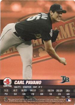 2004 MLB Showdown Pennant Run #114 Carl Pavano Front