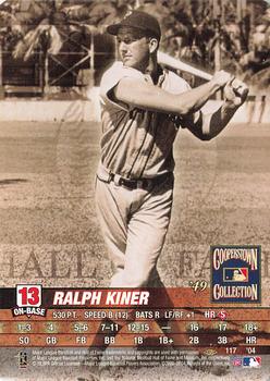 2004 MLB Showdown Pennant Run #117 Ralph Kiner Front
