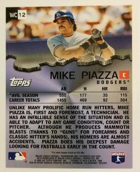 1996 Topps - Wrecking Crew #WC12 Mike Piazza Back