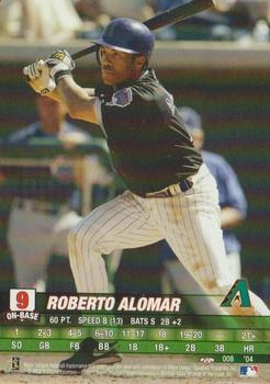 2004 MLB Showdown Trading Deadline #008 Roberto Alomar Front
