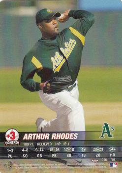 2004 MLB Showdown Trading Deadline #015 Arthur Rhodes Front
