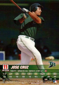 2004 MLB Showdown Trading Deadline #030 Jose Cruz Jr. Front