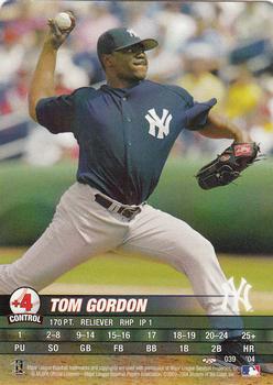 2004 MLB Showdown Trading Deadline #039 Tom Gordon Front