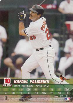 2004 MLB Showdown Trading Deadline #041 Rafael Palmeiro Front
