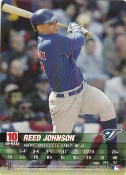 2004 MLB Showdown Trading Deadline #042 Reed Johnson Front