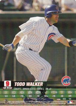 2004 MLB Showdown Trading Deadline #055 Todd Walker Front