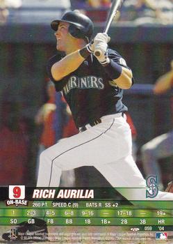 2004 MLB Showdown Trading Deadline #059 Rich Aurilia Front