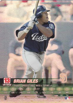 2004 MLB Showdown Trading Deadline #067 Brian Giles Front