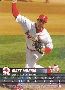 2004 MLB Showdown Trading Deadline #068 Matt Morris Front