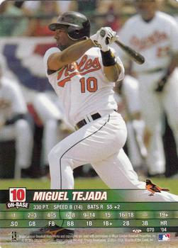 2004 MLB Showdown Trading Deadline #070 Miguel Tejada Front