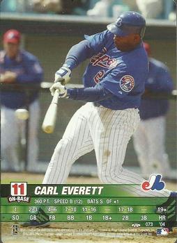 2004 MLB Showdown Trading Deadline #073 Carl Everett Front