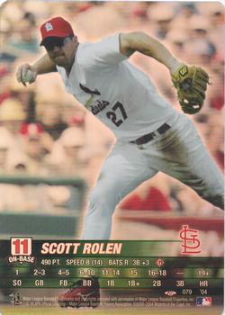 2004 MLB Showdown Trading Deadline #079 Scott Rolen Front
