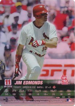 2004 MLB Showdown Trading Deadline #080 Jim Edmonds Front
