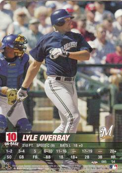 2004 MLB Showdown Trading Deadline #085 Lyle Overbay Front