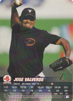 2004 MLB Showdown Trading Deadline #089 Jose Valverde Front