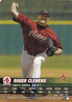 2004 MLB Showdown Trading Deadline #098 Roger Clemens Front