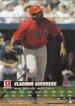 2004 MLB Showdown Trading Deadline #100 Vladimir Guerrero Front