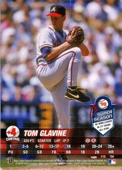 2004 MLB Showdown Trading Deadline #110 Tom Glavine Front