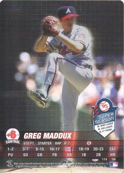 2004 MLB Showdown Trading Deadline #114 Greg Maddux Front