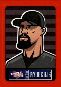 2013 Panini Triple Play - Stickers Red #5 Kevin Youkilis Front