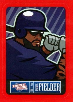 2013 Panini Triple Play - Stickers Red #8 Prince Fielder Front