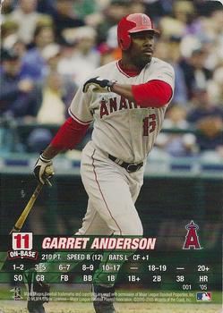 2005 MLB Showdown #001 Garret Anderson Front