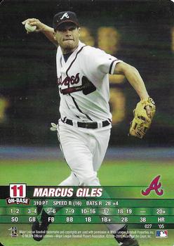 2005 MLB Showdown #027 Marcus Giles Front