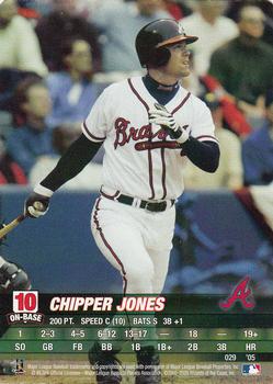 2005 MLB Showdown #029 Chipper Jones Front
