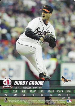2005 MLB Showdown #034 Buddy Groom Front