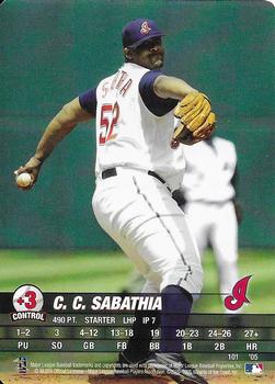2005 MLB Showdown #101 CC Sabathia Front
