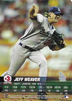 2005 MLB Showdown #172 Jeff Weaver Front