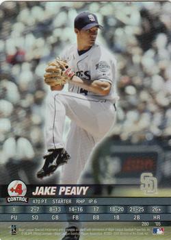 2005 MLB Showdown #280 Jake Peavy Front