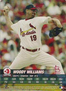 2005 MLB Showdown #317 Woody Williams Front