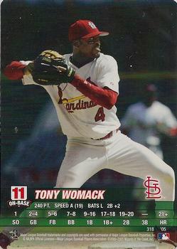 2005 MLB Showdown #318 Tony Womack Front