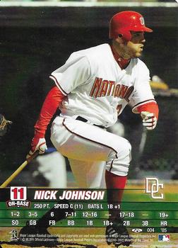 2005 MLB Showdown Trading Deadline #004 Nick Johnson Front
