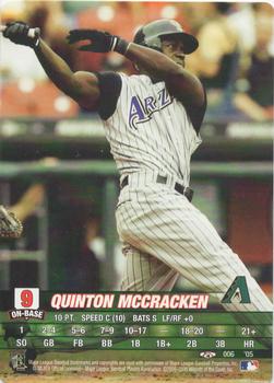 2005 MLB Showdown Trading Deadline #006 Quinton McCracken Front