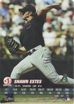 2005 MLB Showdown Trading Deadline #007 Shawn Estes Front