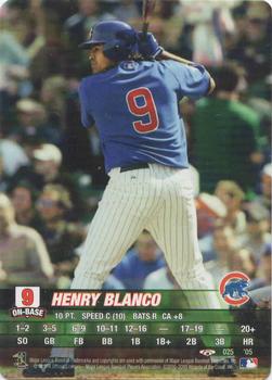 2005 MLB Showdown Trading Deadline #025 Henry Blanco Front